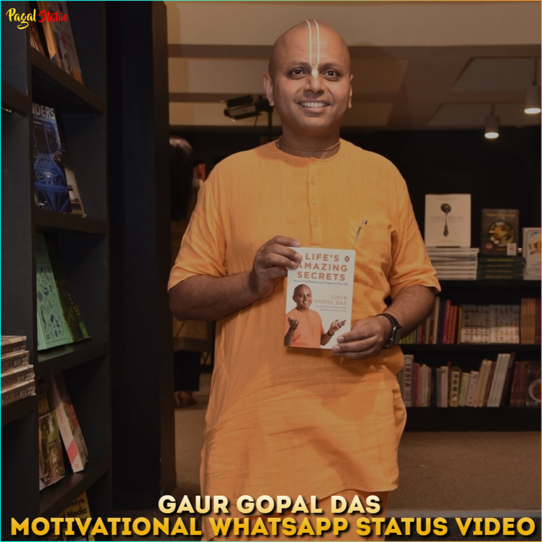 Gaur Gopal Das Motivational Whatsapp Status Video