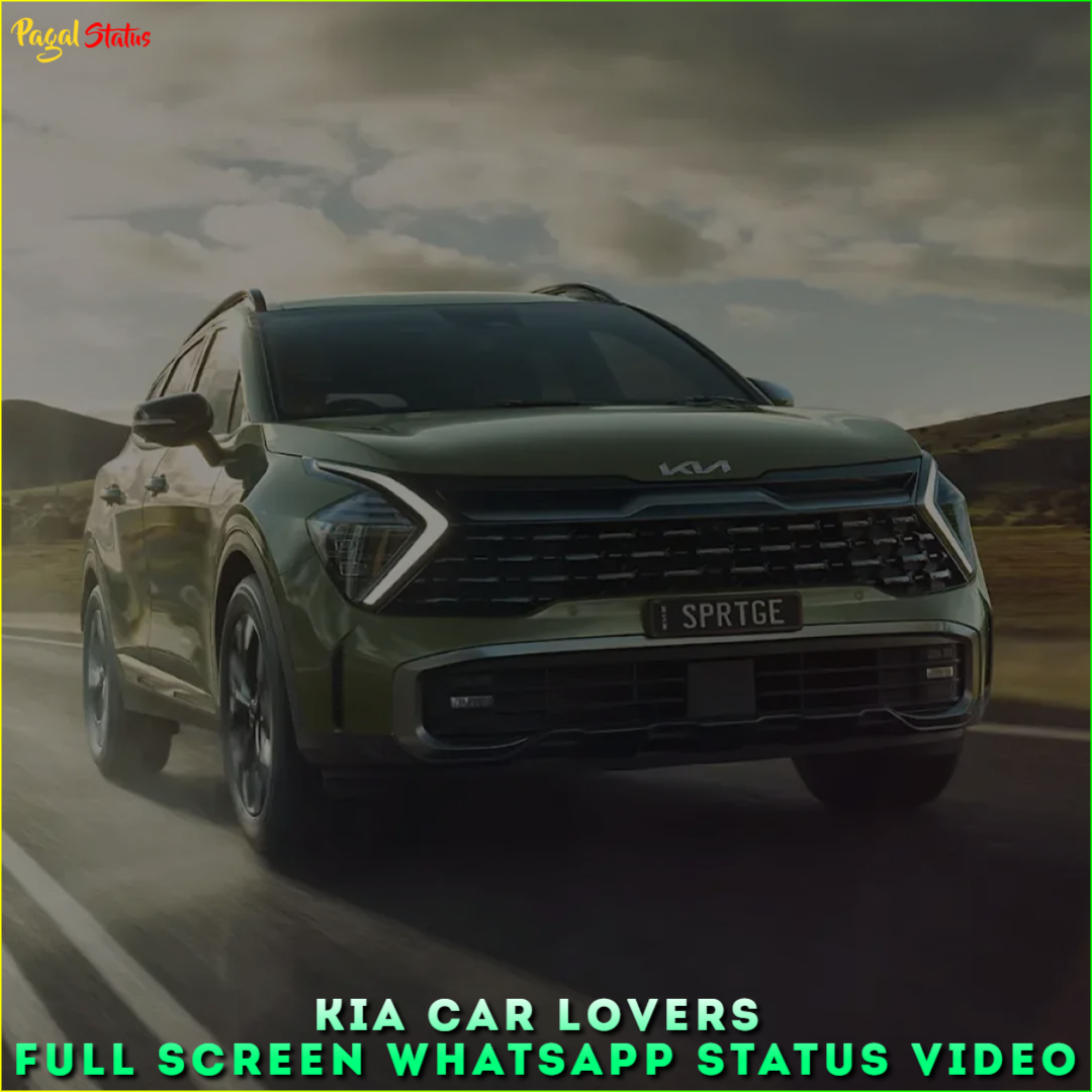 Kia Car Lovers Full Screen Whatsapp Status Video