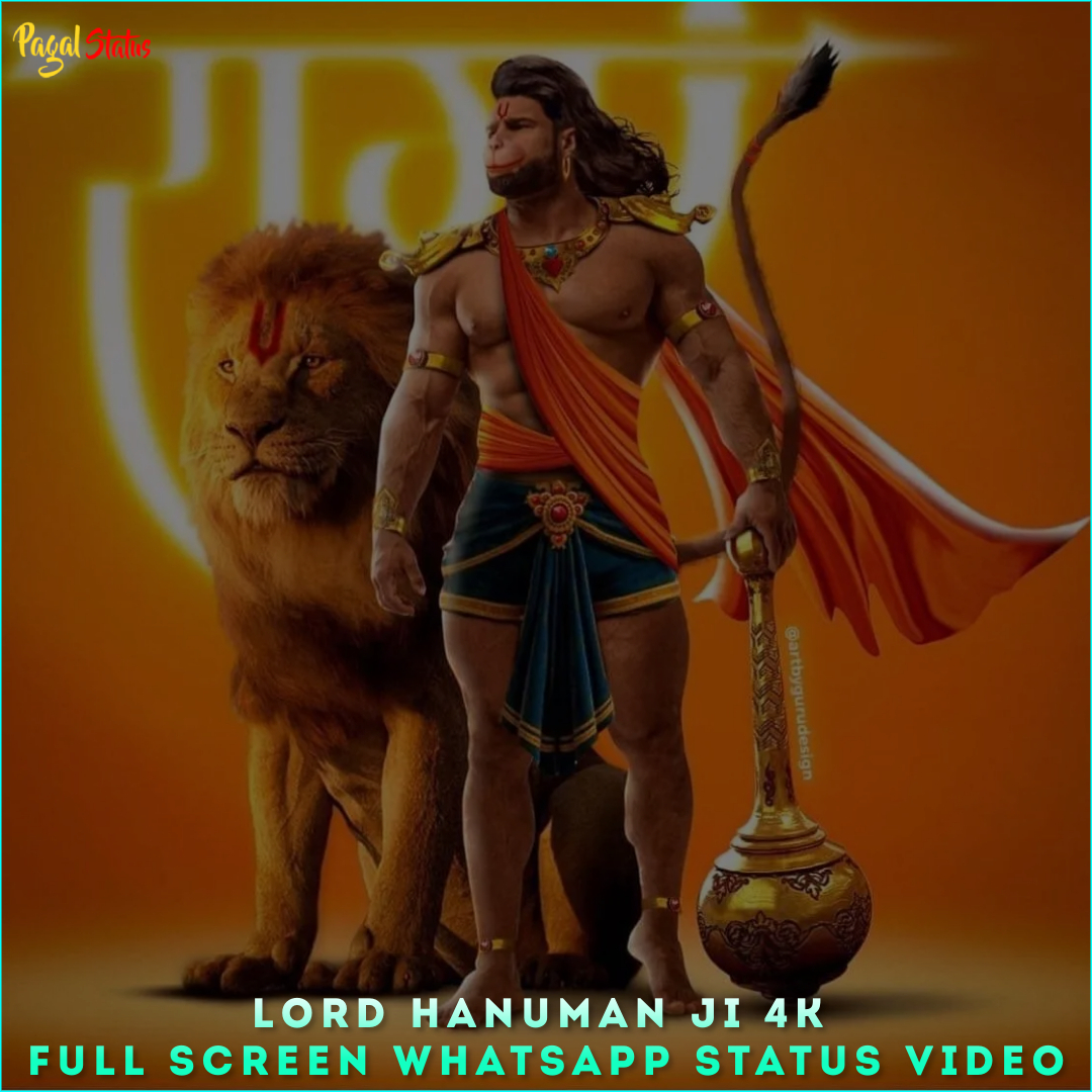 Lord Hanuman Ji 4K Full Screen Whatsapp Status Video
