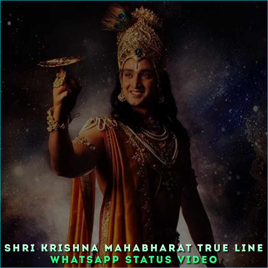 Shri Krishna Mahabharat True Line Whatsapp Status Video