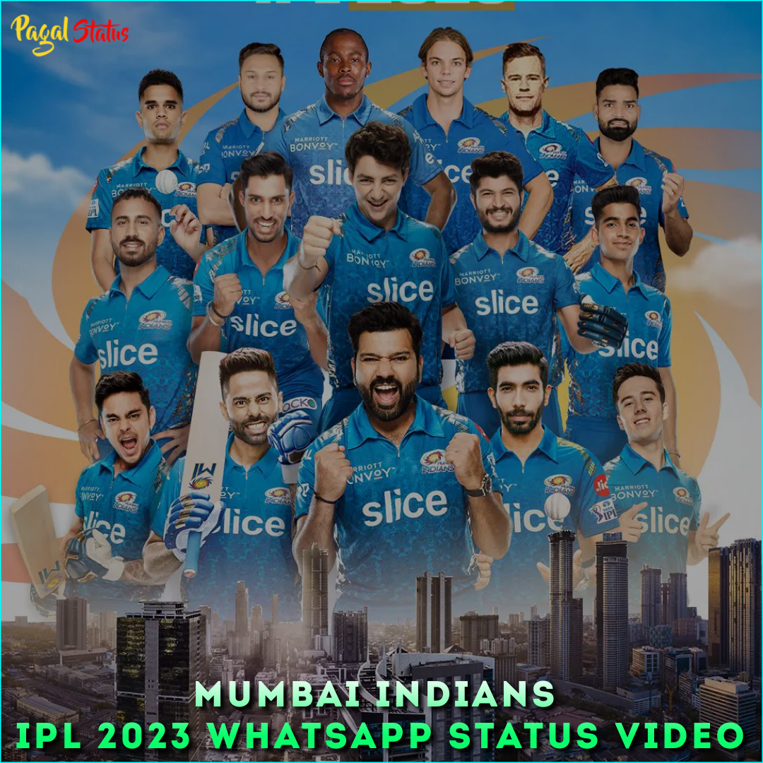 Mumbai Indians IPL 2023 Whatsapp Status Video