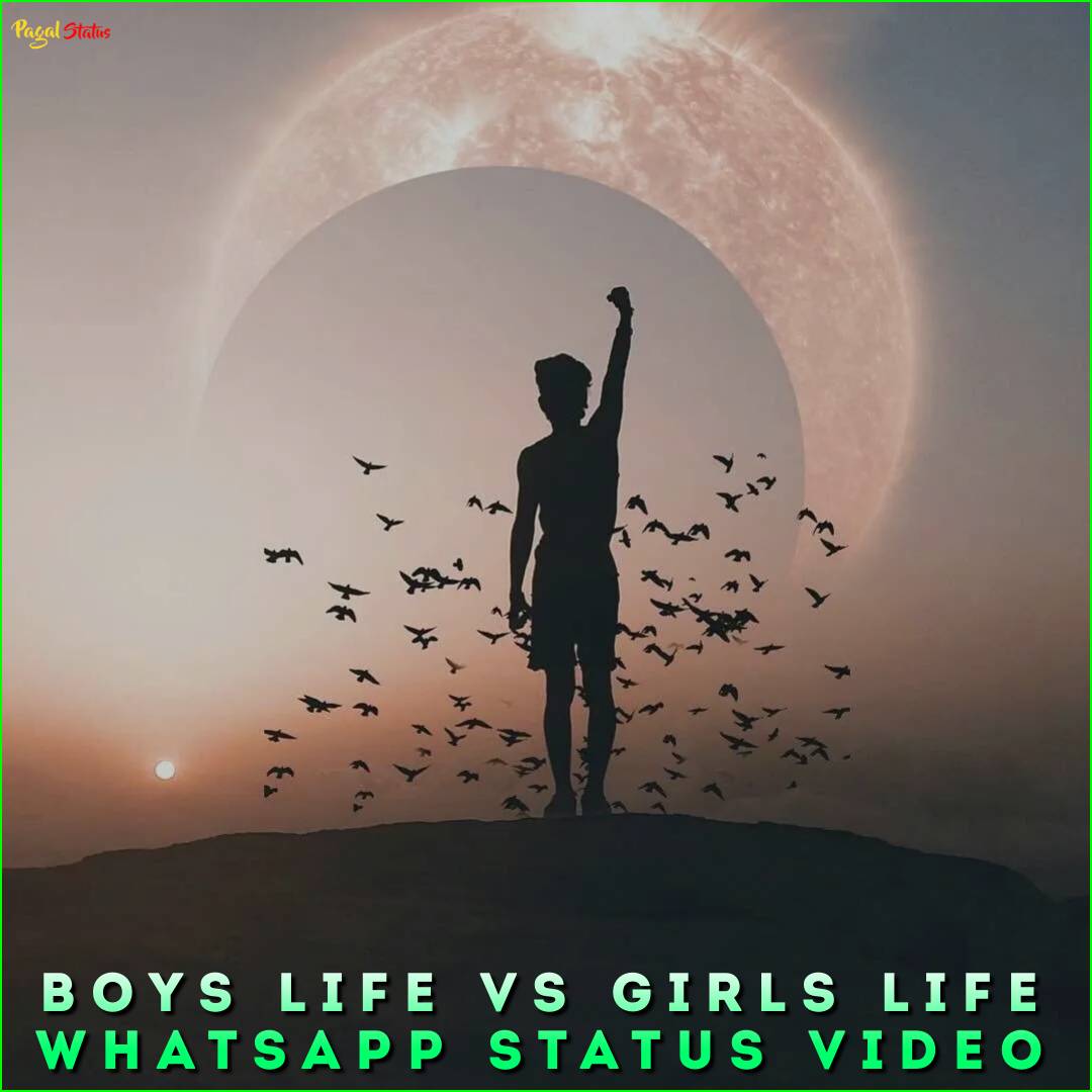 Boys Life Vs Girls Life Whatsapp Status Video