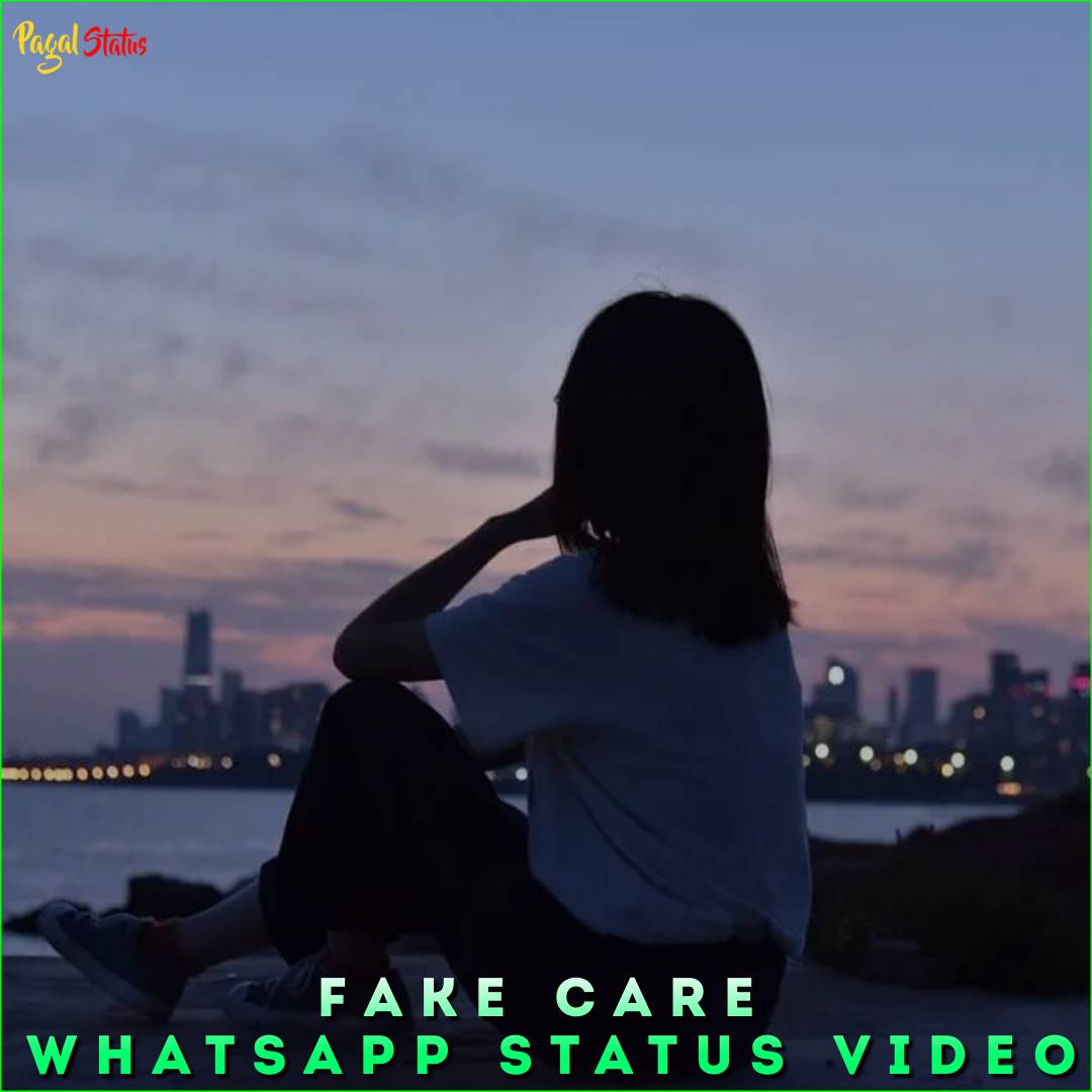 Fake Care Whatsapp Status Video