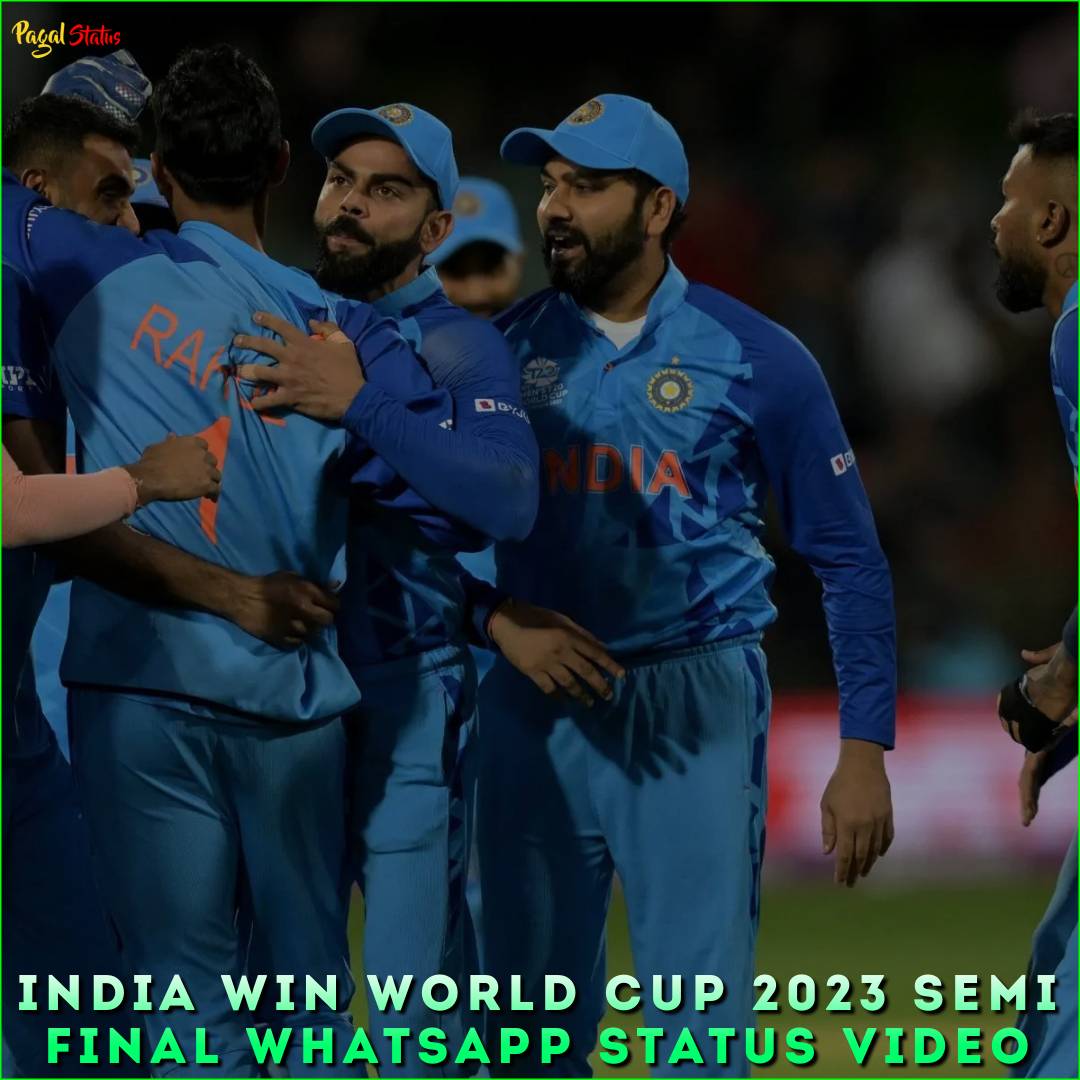 India Win World Cup 2023 Semi Final Whatsapp Status Video