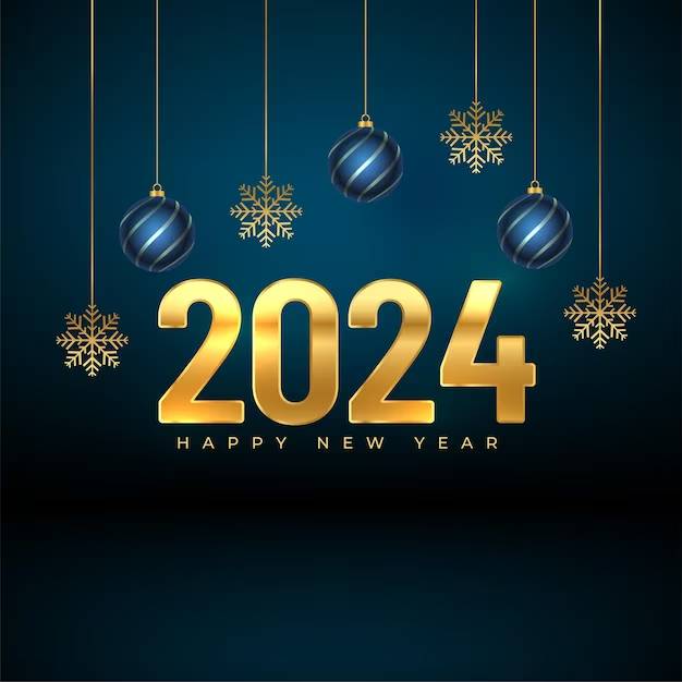 Happy New Year 2024 4K Full Screen Status Video