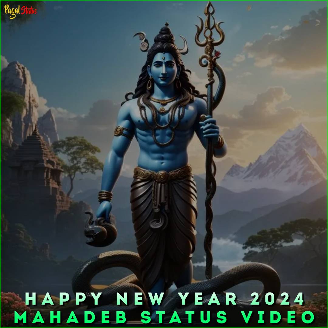 Happy New Year 2024 Mahadeb Status Video