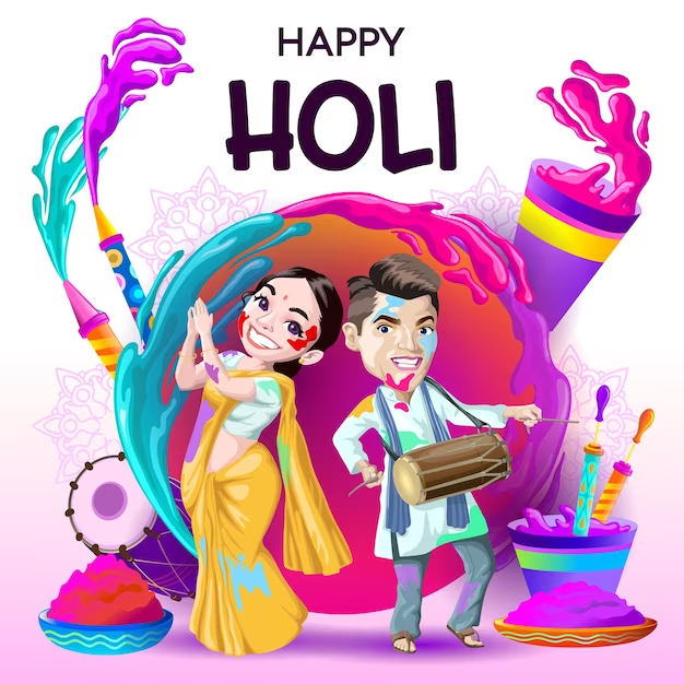 Happy Holi 2024 4K Full Screen Whatsapp Status Video