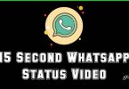 15 Seconds Whatsapp Status Video