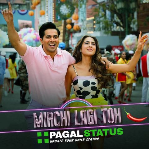 Mirchi Lagi Toh Song Coolie No1 Status Video Download