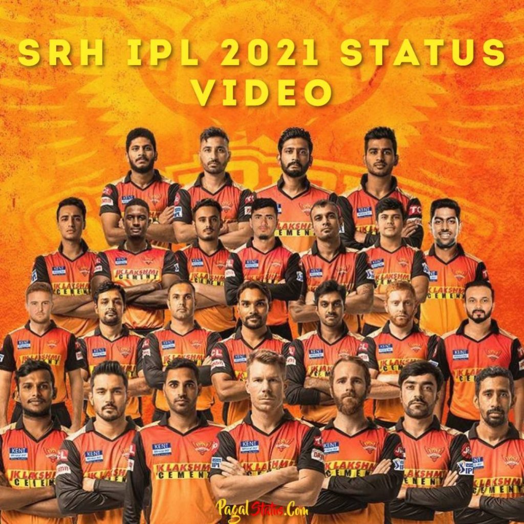 SRH IPL 2021 Status Video