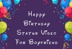 Happy Birthday Status Video For Boyfriend