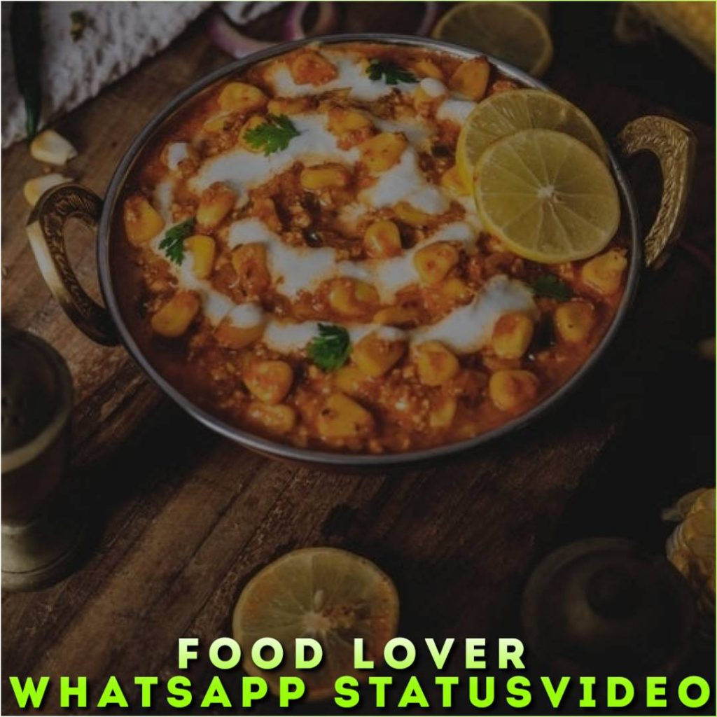 Food Lover Whatsapp Status Video