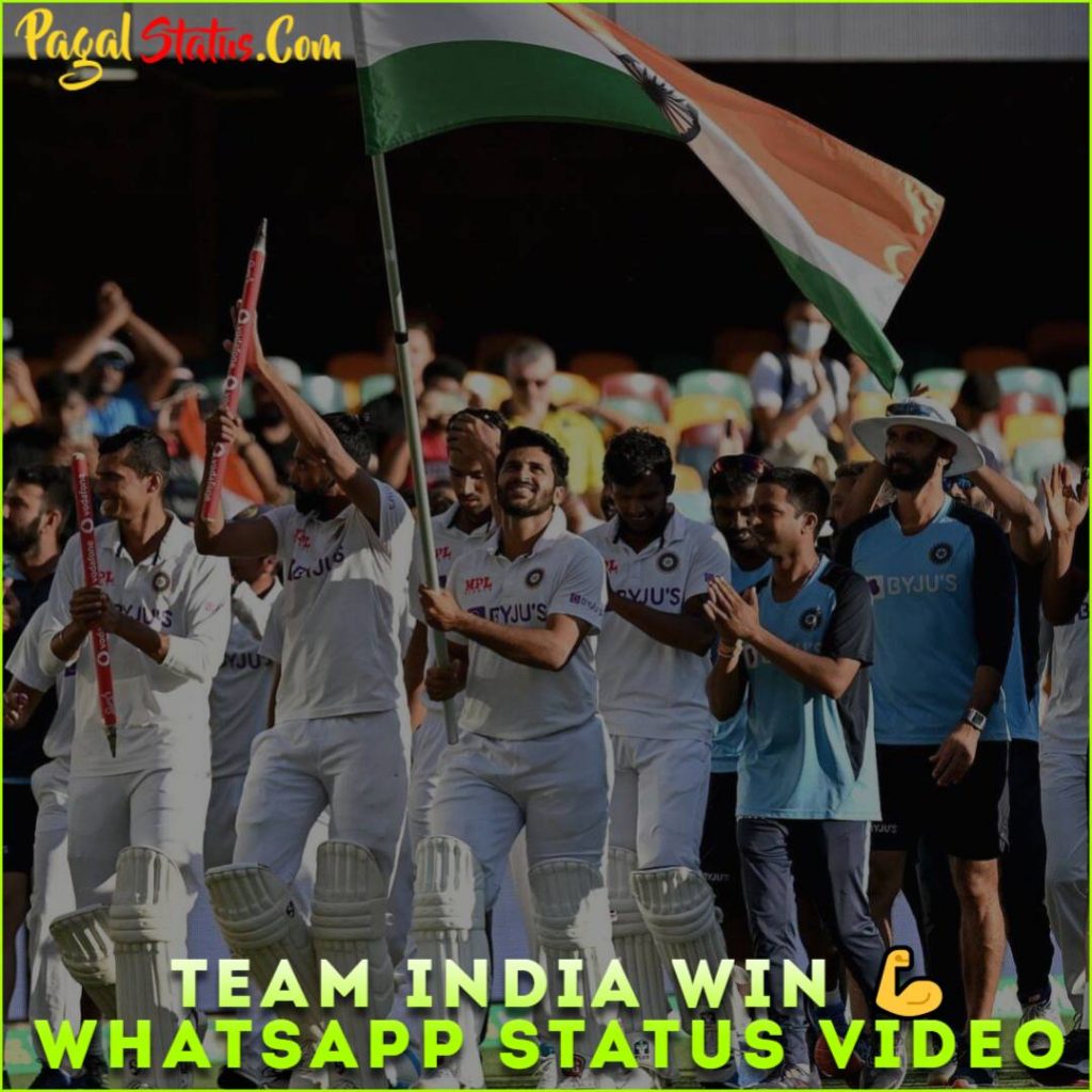 Team India Win Whatsapp Status Video