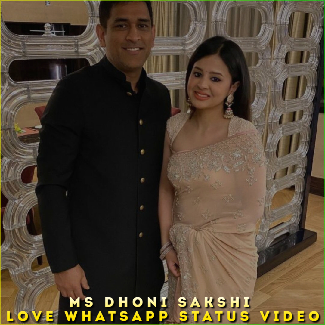 Ms Dhoni Sakshi Love Whatsapp Status Video