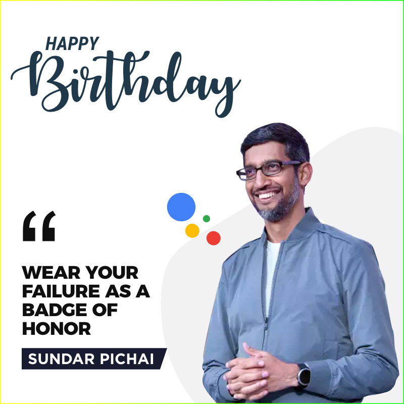 Sundar Pichai Happy Birthday Whatsapp Status Video 